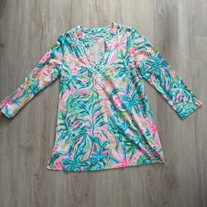 Lilly Pulitzer One in a Melon Tunic Top